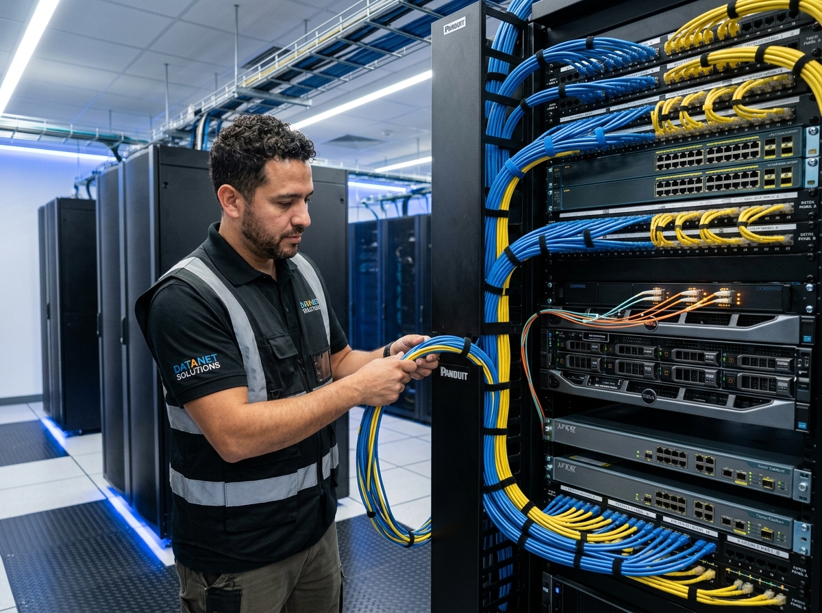 Structured Network Planning & Server Rack Deployment
